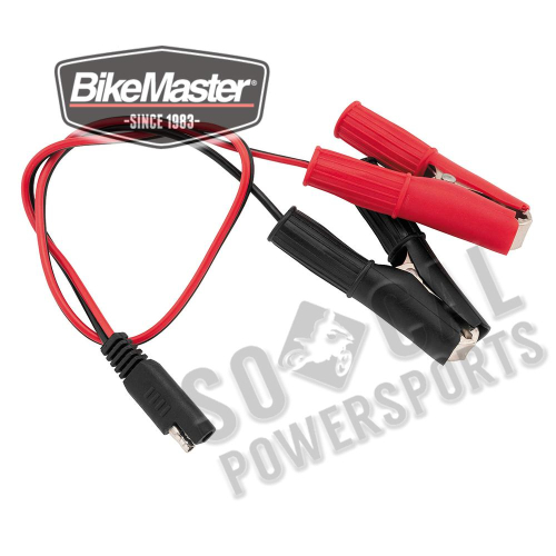 BikeMaster - BikeMaster Automatic Battery Charger Alligator Clips - 0604