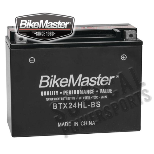 BikeMaster - BikeMaster High Performance Maintenance Free Battery - BTX24HL