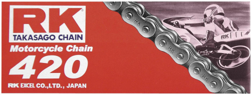 RK - RK 420 M Standard Chain - 100 Links - 420-100