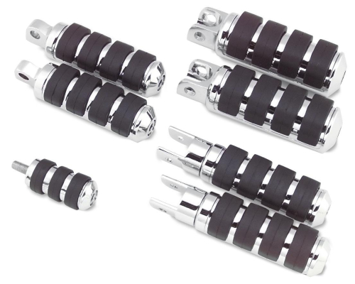 Bikers Choice - Bikers Choice Anti-Vibration Footpegs - Small Diameter - 72279S4