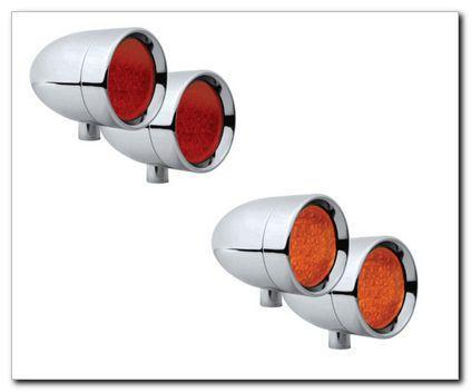 Adjure - Adjure Beacon 1 Smooth 3-Wire LED Bullet Light - Red Lens - NS11923-3