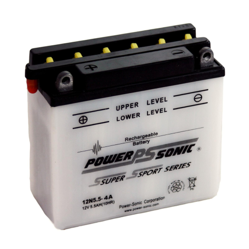 Power Sonic - Power Sonic Conventional Battery - 12N5.5-4A