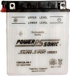 Power Sonic - Power Sonic Conventional High Performance Battery - CB12AL-A