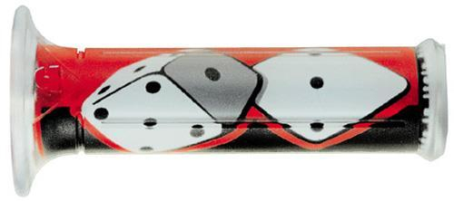 Harris Grips - Harris Grips Sport Bike Grips -  Dice - Red - 01684-DA