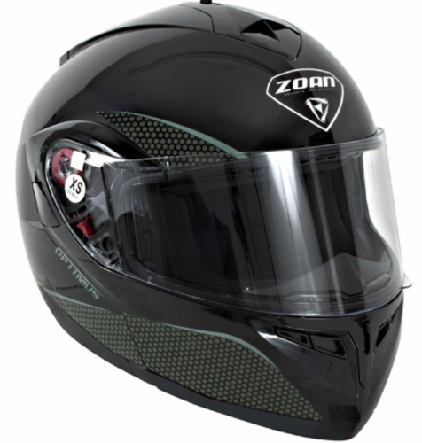 Zoan - Zoan Optimus Solid Helmet - 238-016 - Black - Large