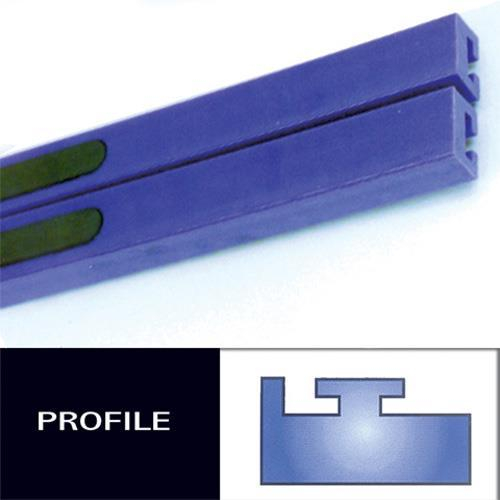 Hiperfax - Hiperfax Profile #11 Teflon Slides - 44-3/8in. - Blue - 63