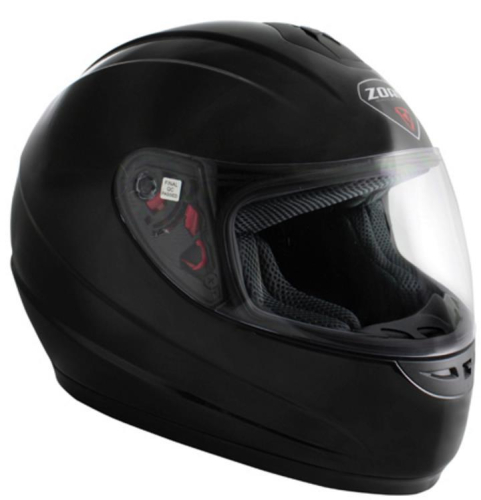 Zoan - Zoan Thunder Solid Helmet - 223-016 - Black - Large