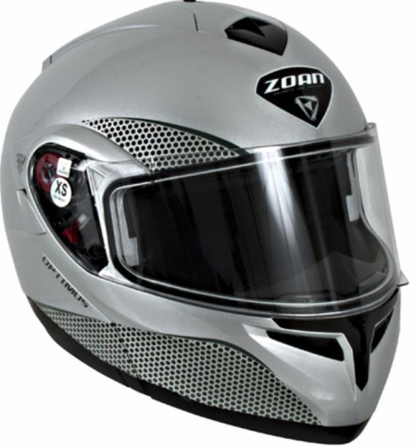 Zoan - Zoan Optimus Solid Helmet - 038-025 - Silver - Medium