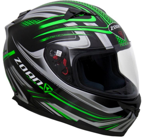 Zoan - Zoan Blade SV Reborn Graphics Snow Helmet with Electric Shield - 035-256SN/E - Green - Large