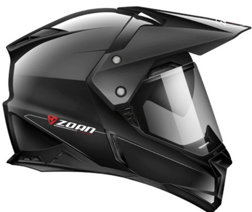 Zoan - Zoan Synchrony Duo-Sport Solid Snow Helmet with Electric Shield - 521-418SN/E - Black - 2XL