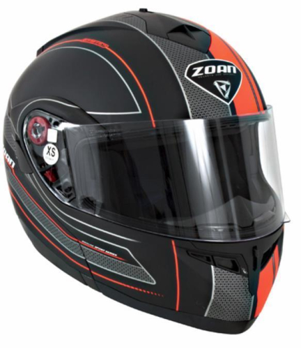 Zoan - Zoan Optimus Raceline Graphics Snow Helmet - 138-164SN - Matte Black/Orange - Small