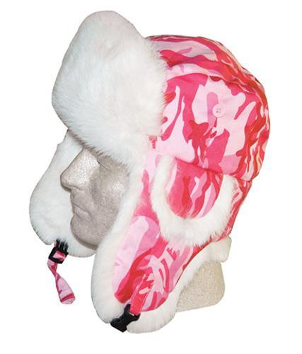 Yukon Tracks - Yukon Tracks Taslan Alaskan Style Hat - HG882 - Pink Camo - Medium