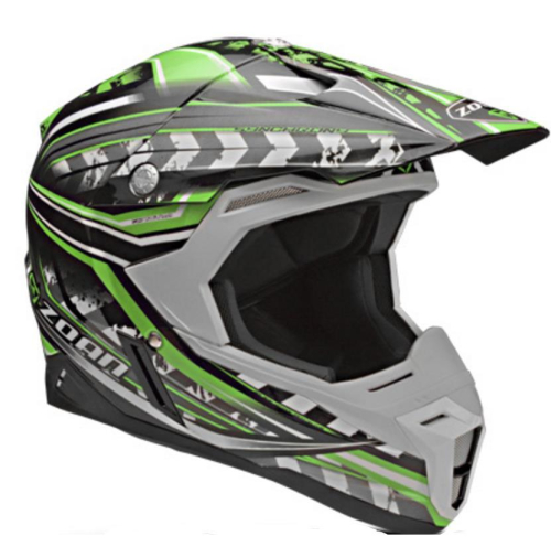 Zoan - Zoan Synchrony MX Monster Graphics Helmet - 521-129 - Black/Green - 3XL