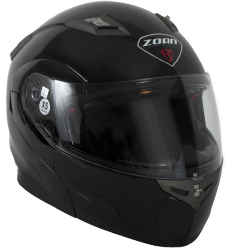 Zoan - Zoan Flux 4.1 Solid Snow Helmet with Double Lens - 037-018SN - Black - 2XL