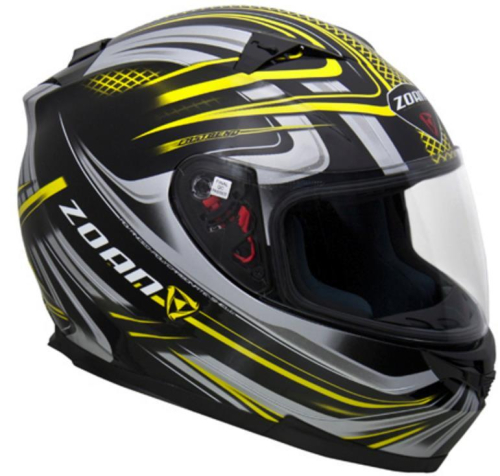 Zoan - Zoan Blade SV Reborn Graphics Snow Helmet with Electric Shield - 035-247SN/E - Yellow - X-Large