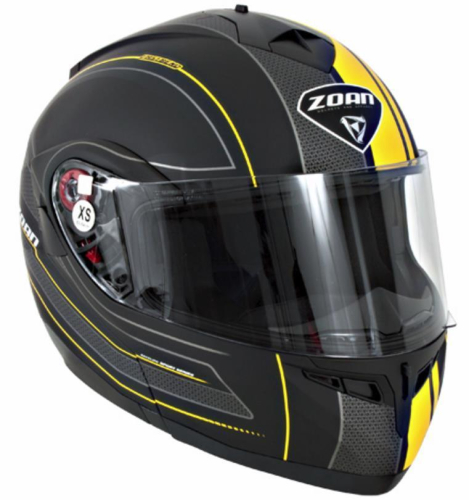 Zoan - Zoan Optimus Raceline Graphics Snow Helmet - 138-149SN - Matte Black/Yellow - 3XL