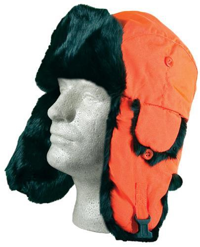 Yukon Tracks - Yukon Tracks Taslan Alaskan Style Hat - HG652 - Orange - Large