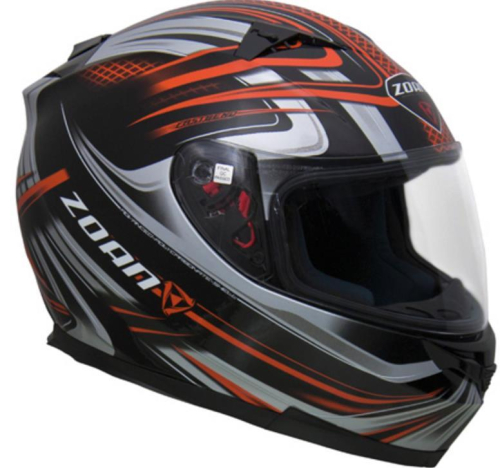 Zoan - Zoan Blade SV Reborn Graphics Snow Helmet with Electric Shield - 035-266SN/E - Orange - Large