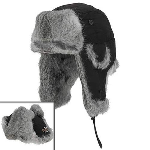 Yukon Tracks - Yukon Tracks Taslan Alaskan Style Hat - HG601 - Black - Medium