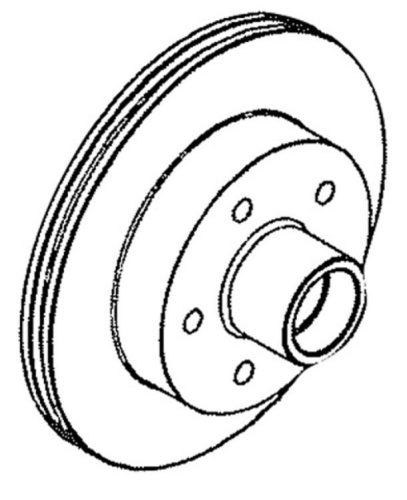 Reliable - Reliable Disc Brake Rotor - 9-1001-04-00