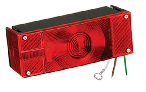 Cequent - Cequent 8-Function Waterproof 3x8 Over 80in. Low Profile Taillights - Left/Roadside - 403026