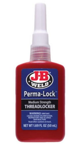 JB Weld - JB Weld Perma-Lock Medium Strength Threadlocker - 1.69oz. (Blue) - 24250