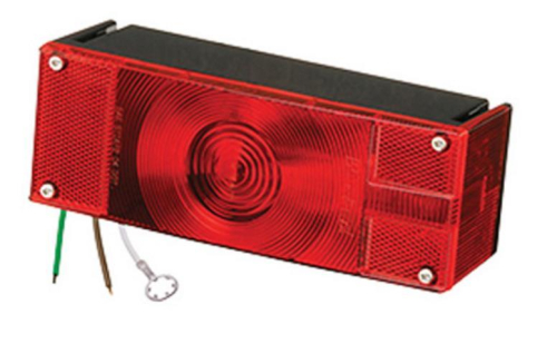 Cequent - Cequent 7-Function Waterproof 3x8 Over 80in. Low Profile Taillights - Right/Curbside - 403076