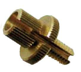 Emgo - Emgo Cable Adjuster - 8mm - Brass - 34-67080