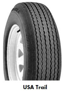 Carlisle - Carlisle USA Trial Trailer Tire - 4.80-8 4ply - 519056