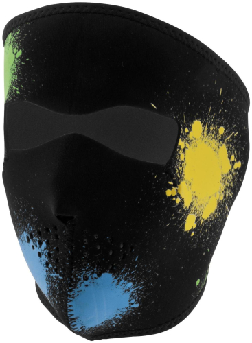 Zan Headgear - Zan Headgear Full Face Mask - WNFM080G - Glow Splatter - OSFM