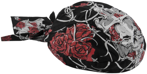 Zan Headgear - Zan Headgear Road Hog Flydanna - ZLT004 - Thorns and Roses - OSFM