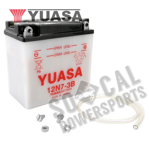 Yuasa - Yuasa Conventional 12V Battery - 12N7-3B - YUAM2273B