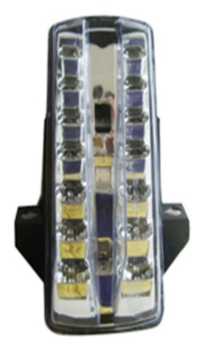 Advanced Lighting Designs - Advanced Lighting Designs Integrated Taillight - Clear - TL-0315-IT