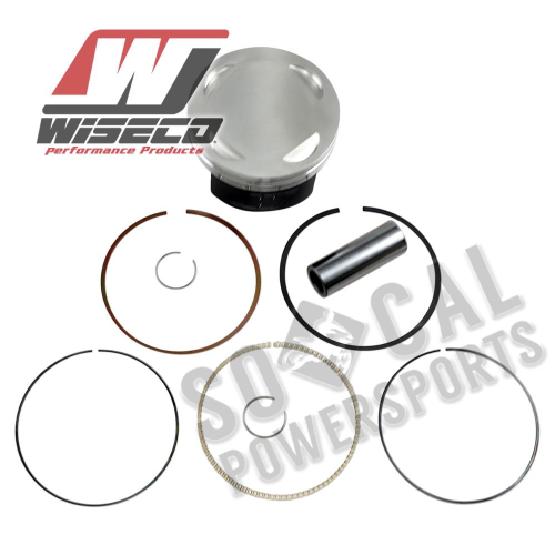 Wiseco - Wiseco Piston Kit - 1.00mm Oversized to 101.92mm, 10.5:1 Compression - 4989M10100