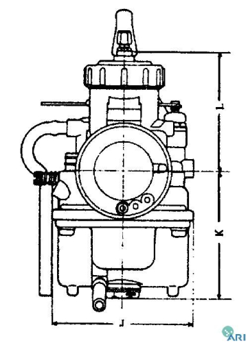 Mikuni - Mikuni Mixing Chamber Top Gasket - 29mm Smoothbore - VM28/549