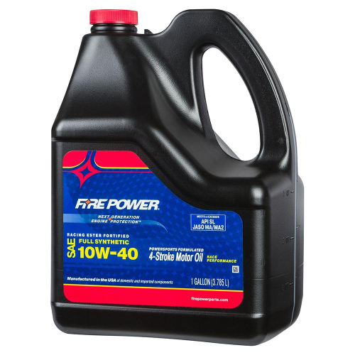 Fire Power - Fire Power Racing Ester Fortified Full Synthetic Motor Oil - 10w40 - 1gal. - 196985