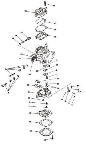 Keihin - Keihin Thr. Lever B for CDK II Carburetor (#48B) - 021.456