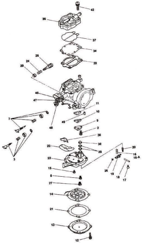 Keihin - Keihin Gasket for CDK II Carburetor (#39) - 021.477