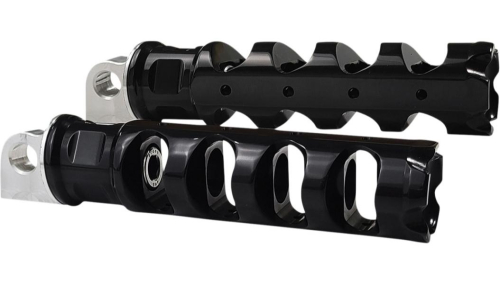 Accutronix - Accutronix Muzzle Brake Folding Footpeg - Black - RP111-AKB