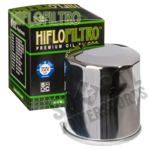 HiFlo - HiFlo Oil Filter - Chrome - HF303C