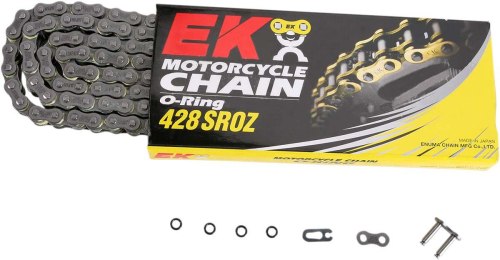 EK Chain - EK Chain 428 SROZ Series O-Ring Chain - 136 Links - Natural - 428SROZ-136