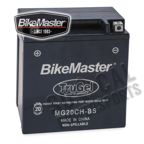 BikeMaster - BikeMaster TruGel Battery - 780536