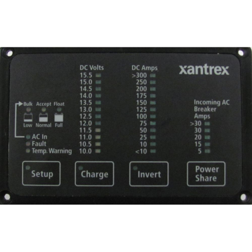 Xantrex - Xantrex Heart FDM-12-25 Remote Panel, Battery Status & Freedom Inverter/Charger Remote Control