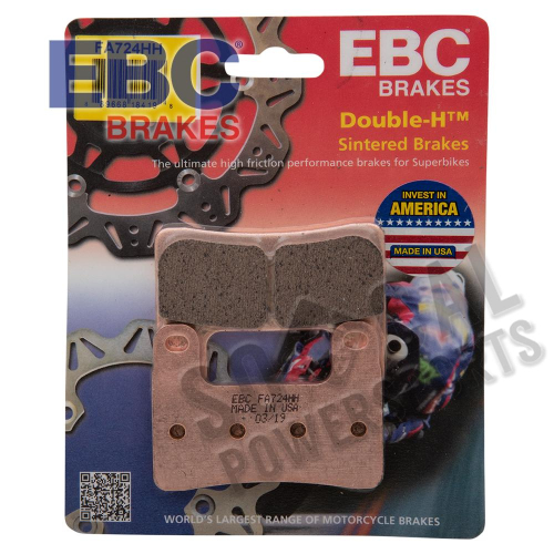 EBC - EBC Double-H Sintered Brake Pads - FA724HH