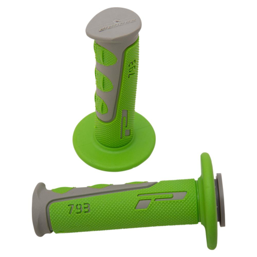 Pro Grip - Pro Grip 793 Evo MX Grips - Gray/Green - 793GYGN