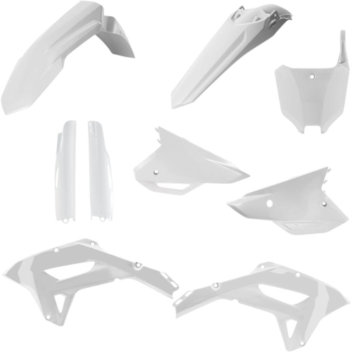 Acerbis - Acerbis Full Plastic Kit - White - 2861800002