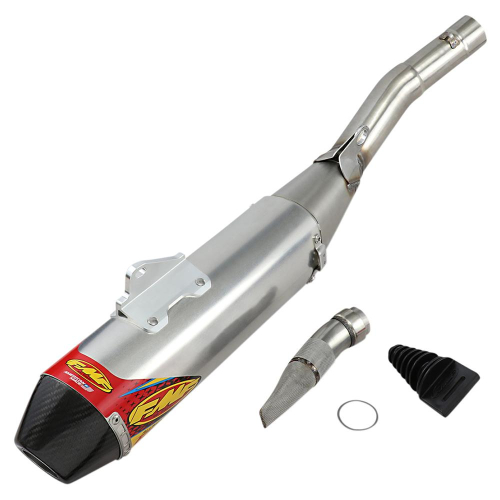 FMF Racing - FMF Racing Factory 4.1 RCT Slip-On - Aluminum Muffler - Carbon End Cap - 044443