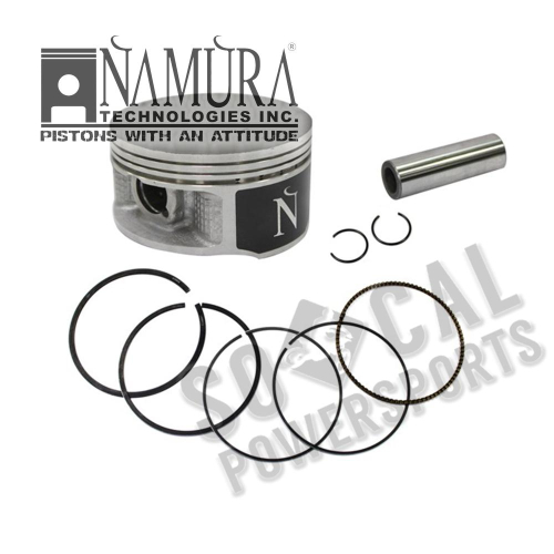 Namura Technologies - Namura Technologies Piston Kit - 0.50mm Oversize to 100.47mm, 9.2:1 Compression - NA-40004-2