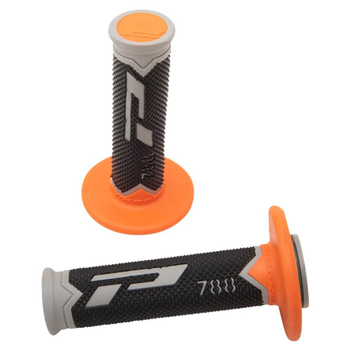 Pro Grip - Pro Grip 788 Triple Density Grips - Gray/Orange/Black - PA078800TGAC