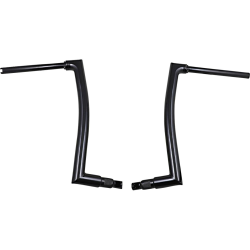 Fat Baggers, Inc. - Fat Baggers, Inc. 1-1/2in. Flat Top EZ Install Handlebar - Gloss Black - 606016-B